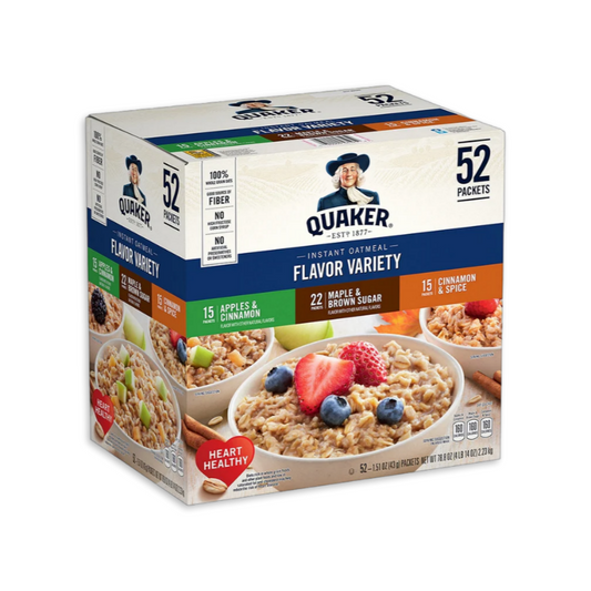 Quaker Instant Oatmeal Variety Pack (52 pk.)