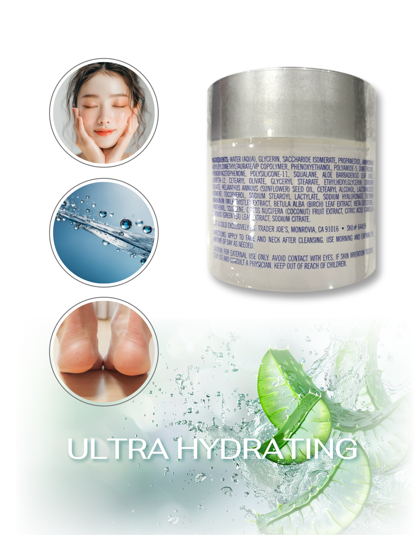[1+1] Trader Joe's Ultra Hydrating Gel Moisturizer 75ml