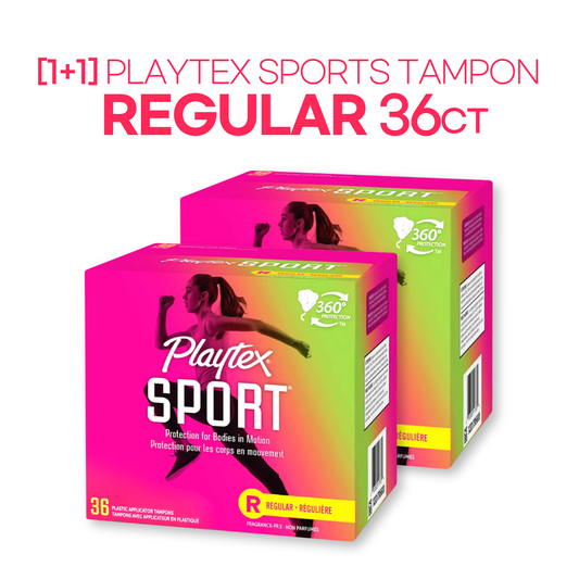 [1+1] Playatex Sports Tampon Regular 36ct