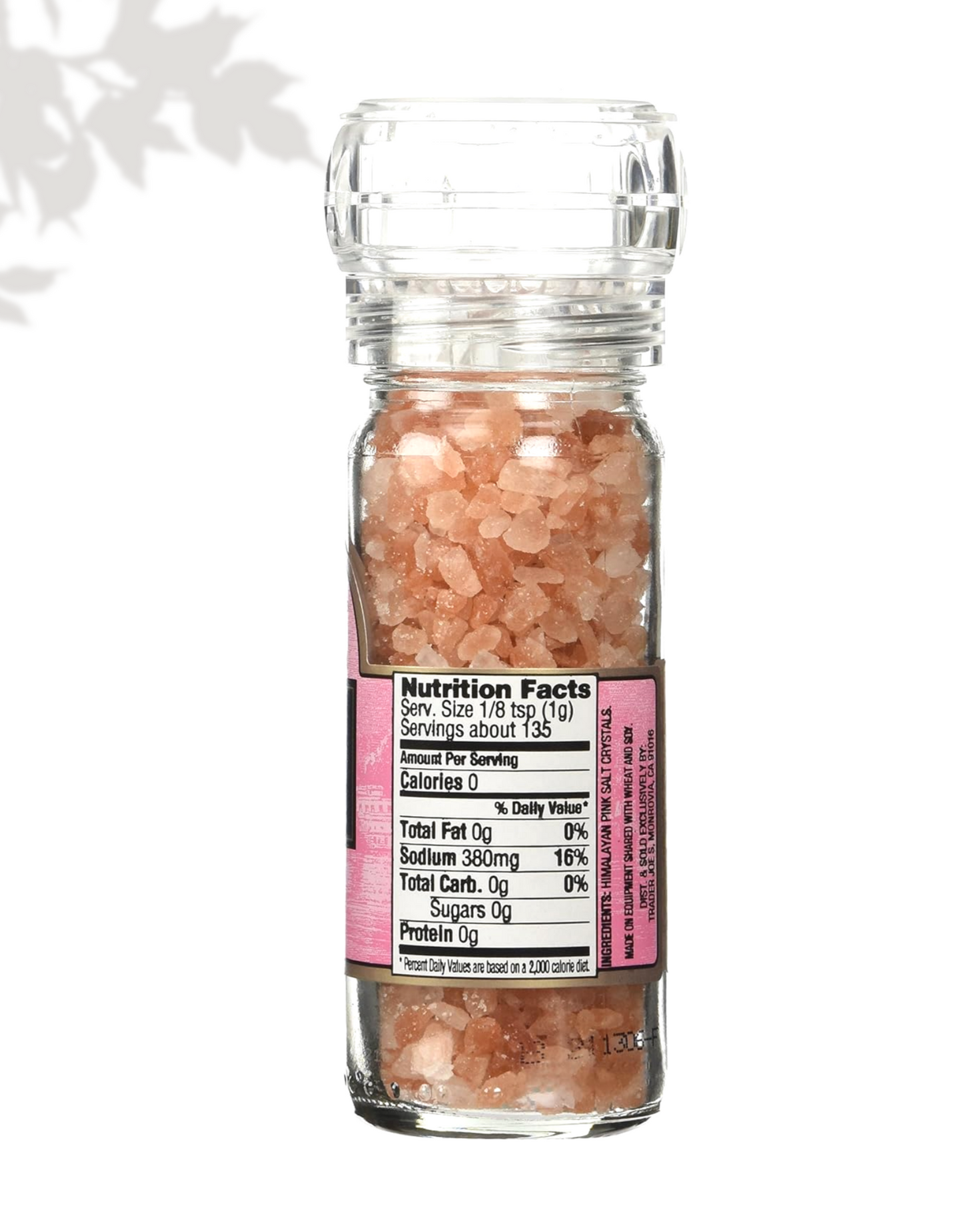 [1+1] Trader Joe's Pink Salt Crystals with Grinder 128g