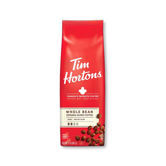 Tim Hortons Whole Bean Coffee, Medium Roast 907g