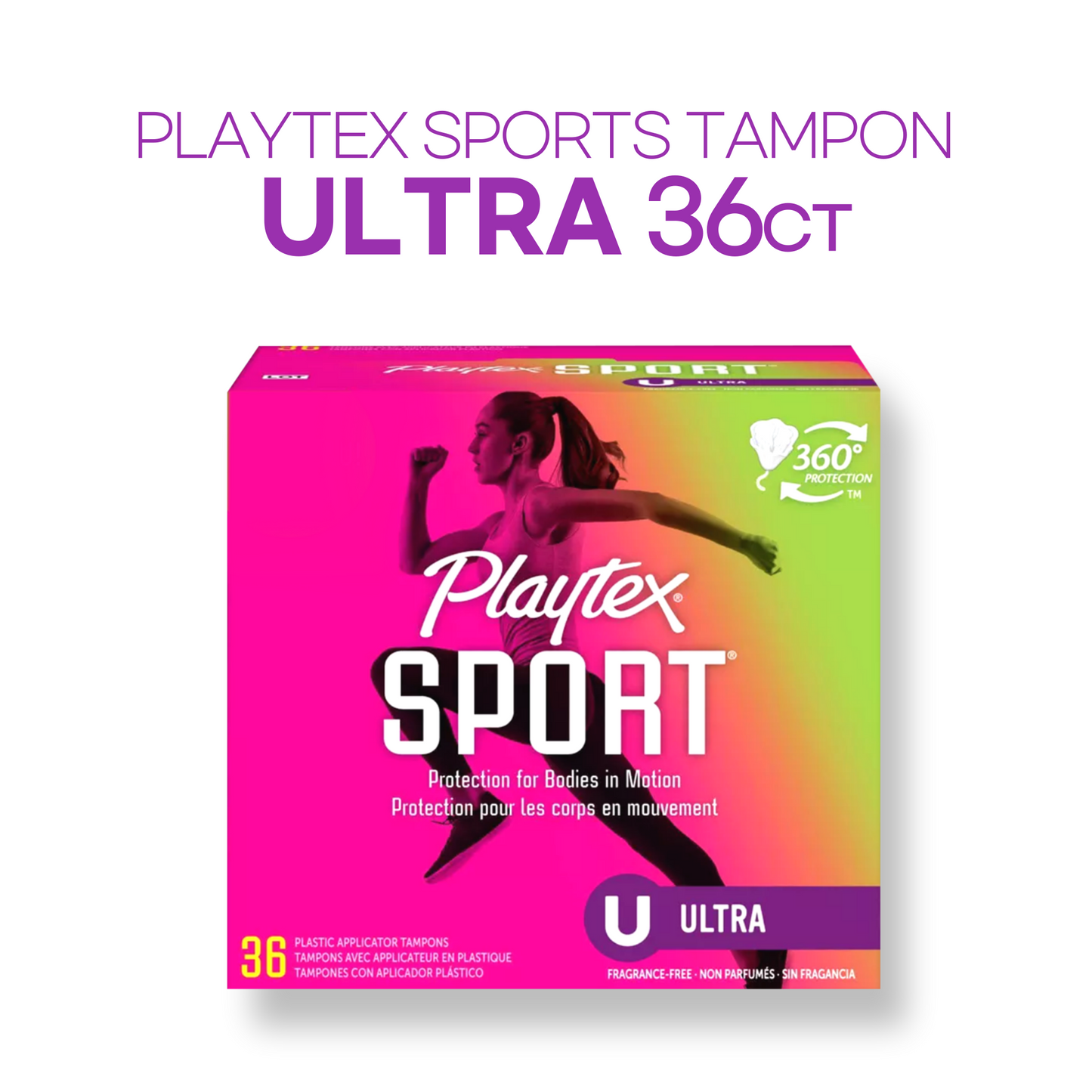 Playtex Sports Tampon Ultra 36ct