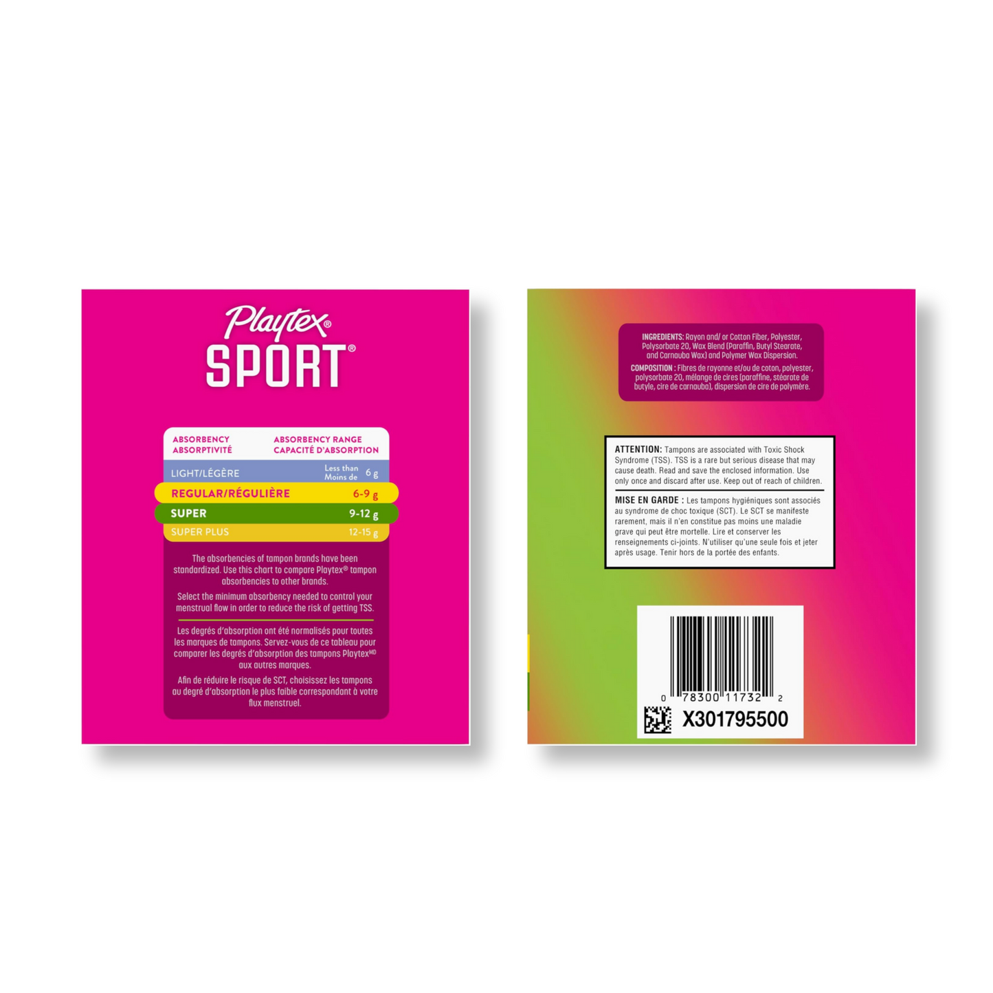 Playtex Sports Tampon Multipack 48ct (Regular 24ct+Super 24ct)