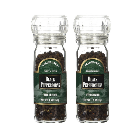 [1+1] Trader Joe's Black Pepper Peppercorns with Grinder 51g
