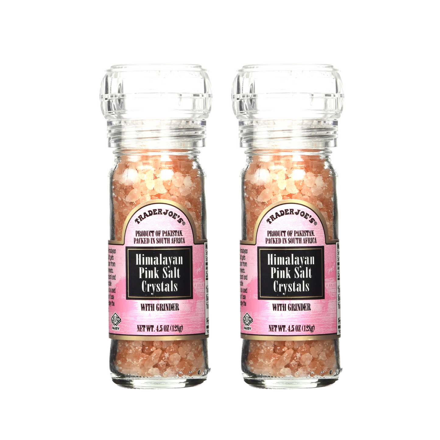 [1+1] Trader Joe's Pink Salt Crystals with Grinder 128g