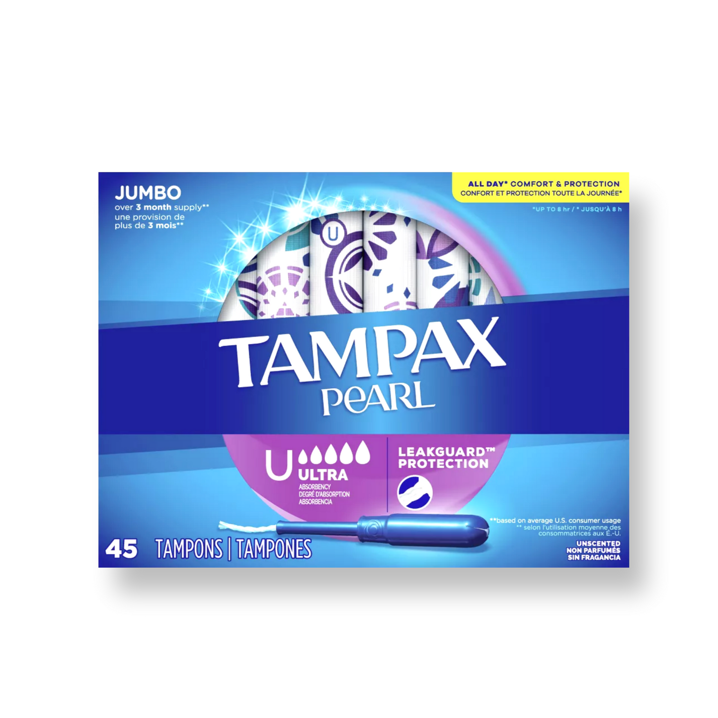 [1+1] Tampax Pearl Ultra 45ct