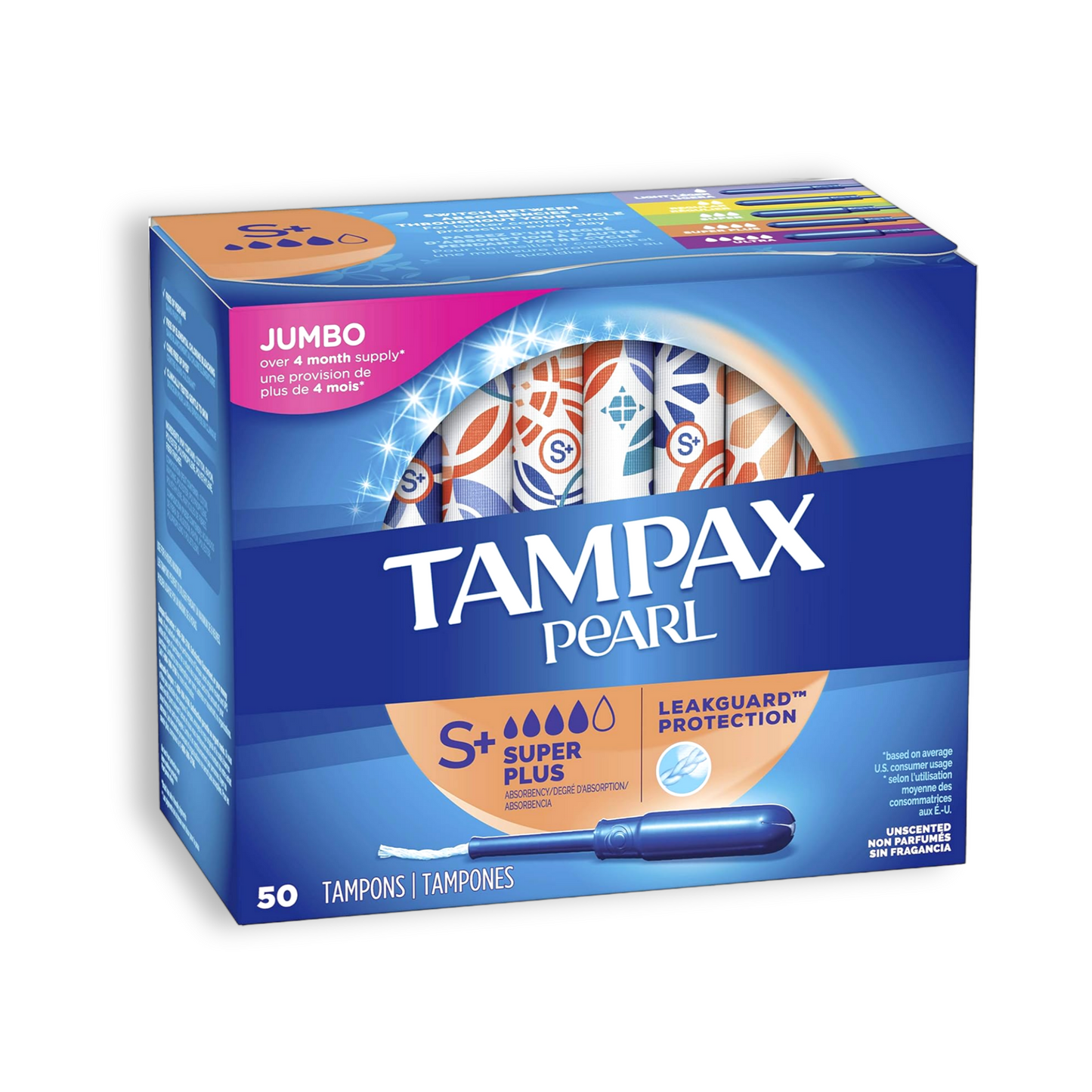 [1+1] Tampax Pearl Super Plus 50ct