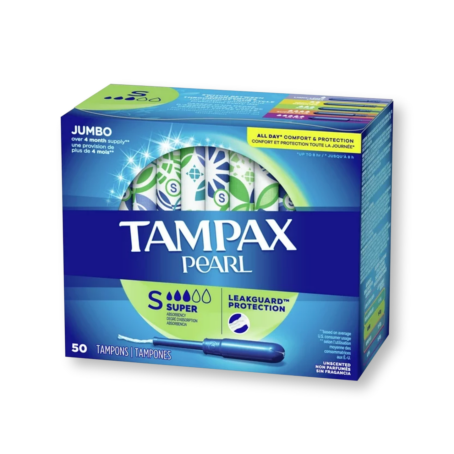[1+1] Tampax Pearl Super 50ct