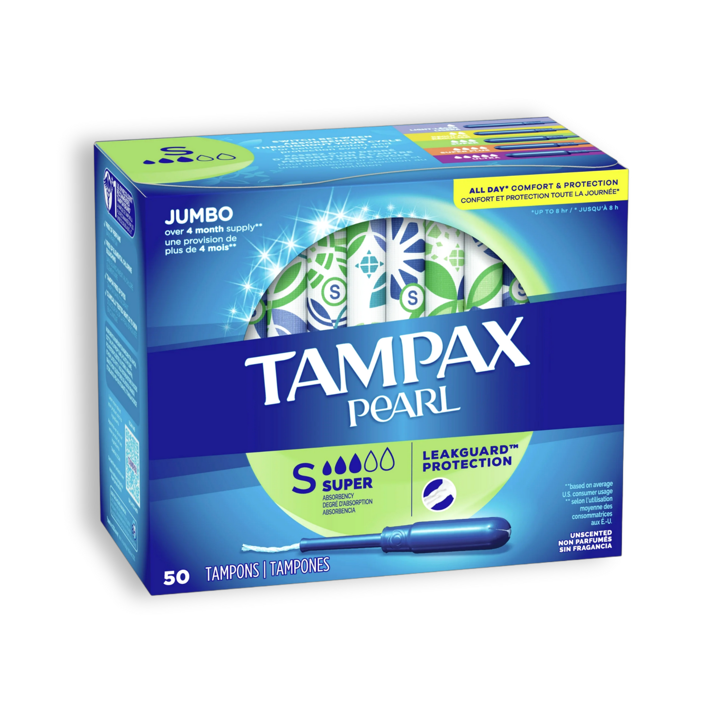 [1+1] Tampax Pearl Super 50ct