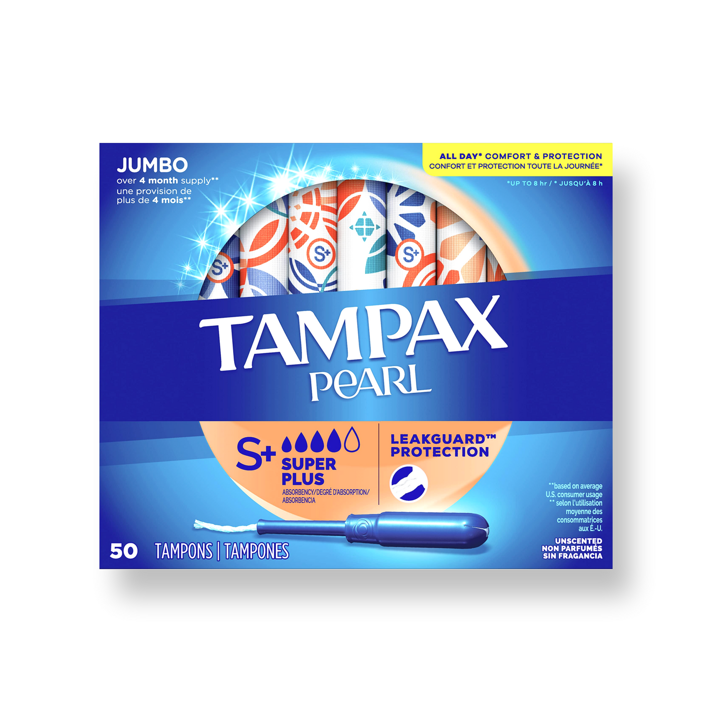 [1+1] Tampax Pearl Super Plus 50ct
