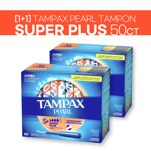 [1+1] Tampax Pearl Super Plus 50ct