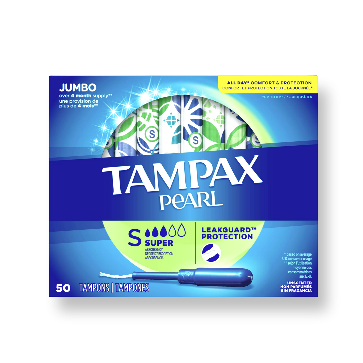 [1+1] Tampax Pearl Super 50ct