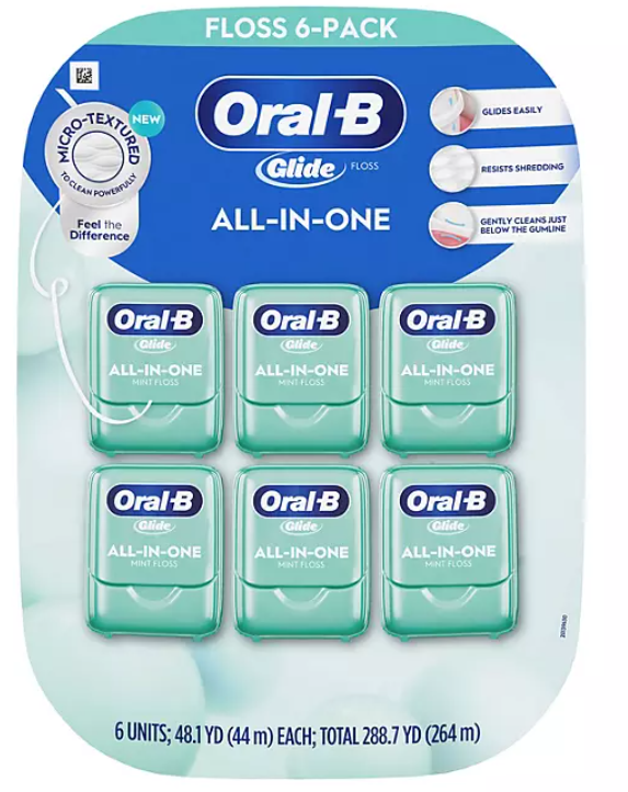 [1+1] Oral B Glide All in One 6pk
