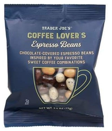 Coffee Lover's Chocolate-Covered Assorted Espresso Beans 71g 4pk