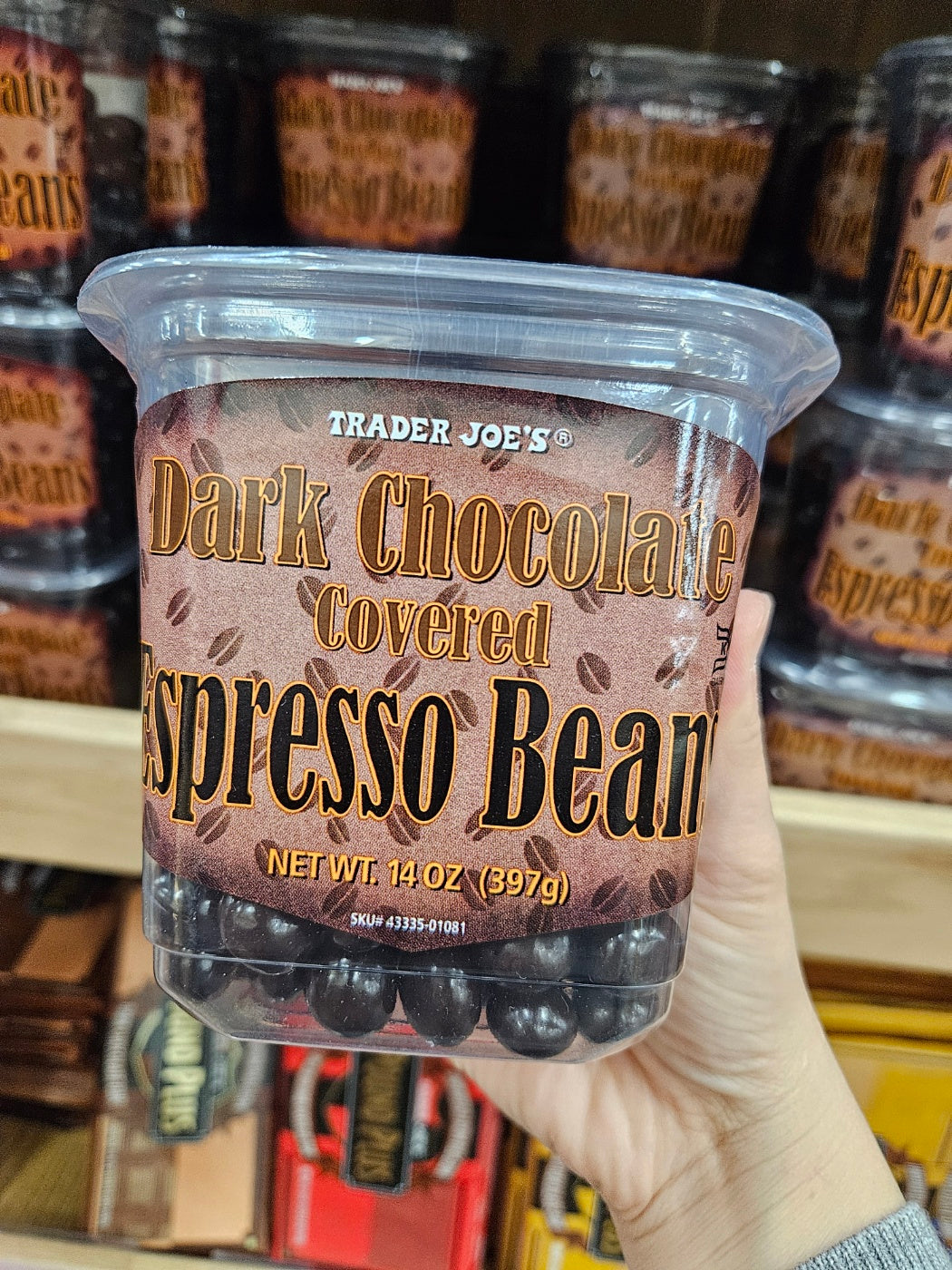 [1+1] Dark Chocolate Covered Espresso Beans 397g
