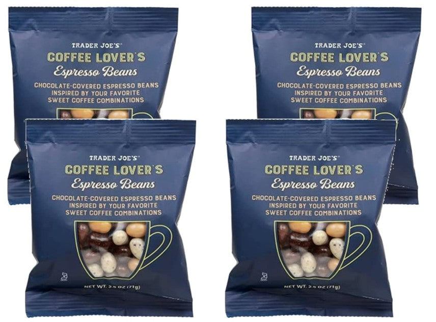 Coffee Lover's Chocolate-Covered Assorted Espresso Beans 71g 4pk