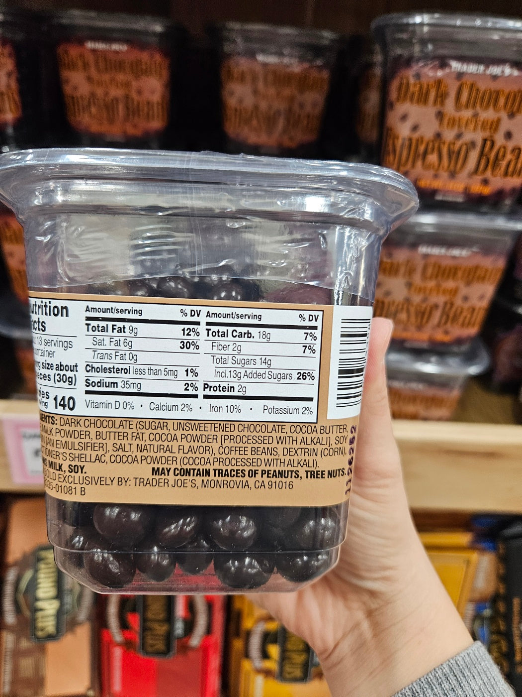[1+1] Dark Chocolate Covered Espresso Beans 397g