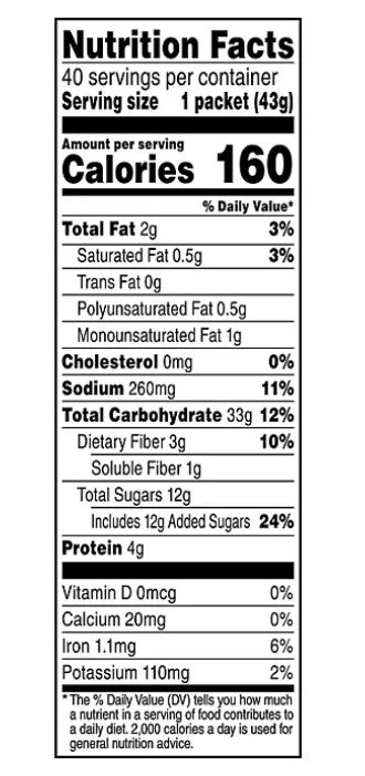 Quaker Instant Oatmeal, Maple Brown Sugar 40 pk