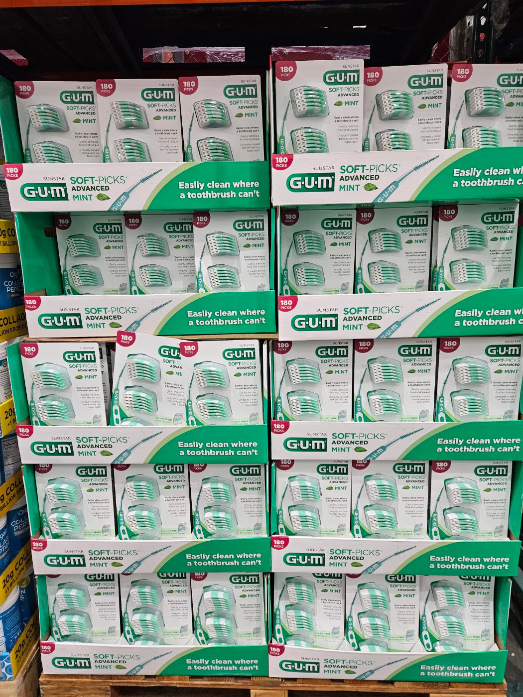 [1+1] GUM Soft-Picks Advanced Mint, 180-count